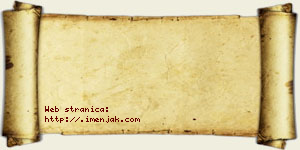 Tijana Vićentić vizit kartica